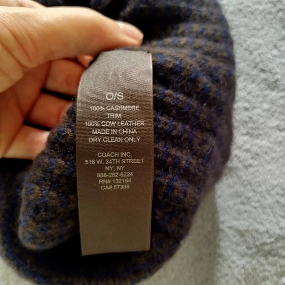 Coach Cashmere Knit Beanie - Picture 4 of 4